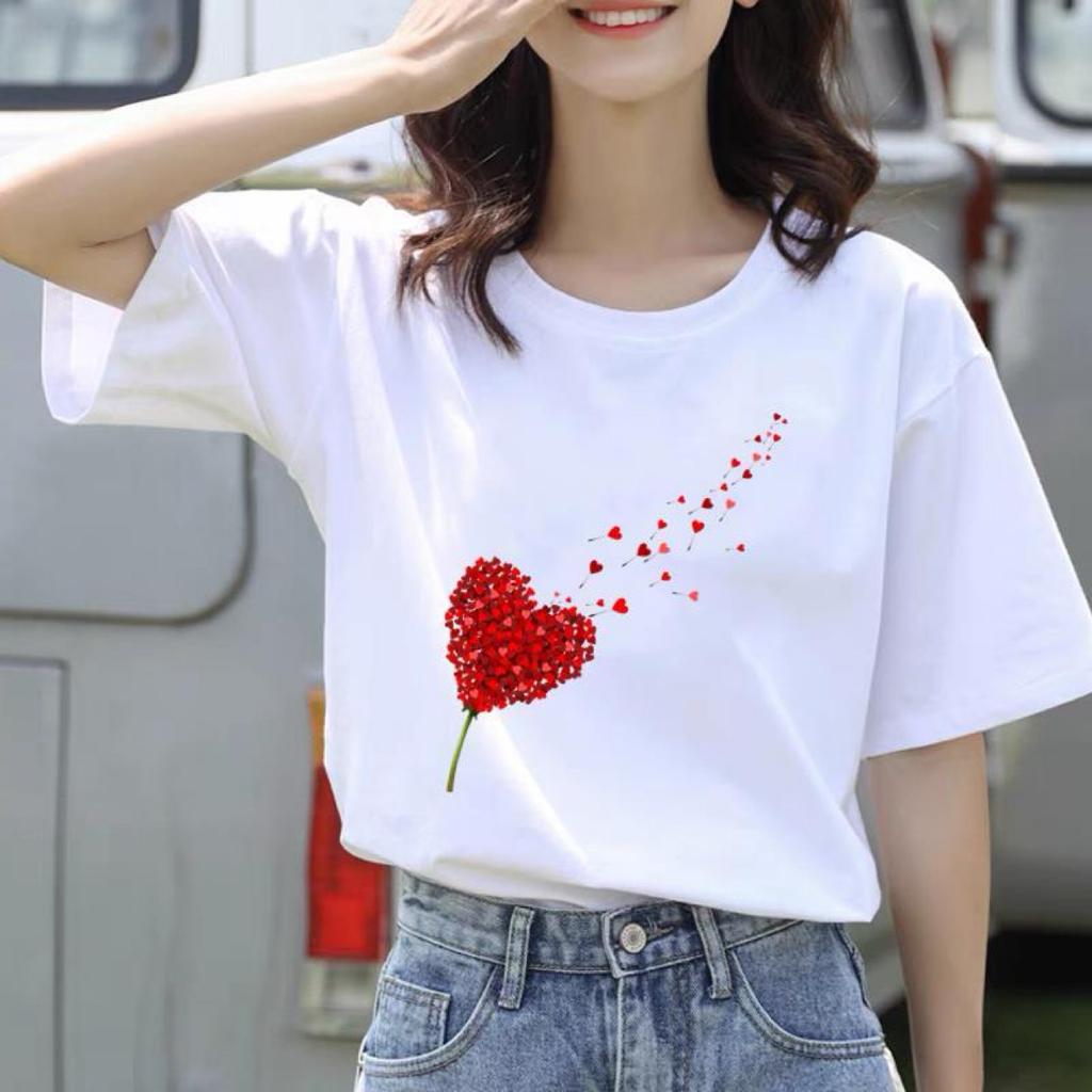 Lovely Sweet Avocado Tee Top Fashion T Shirt Clothing Style Trend Casual Short Sleeve Women Print Lady Female Graphic T-shirt