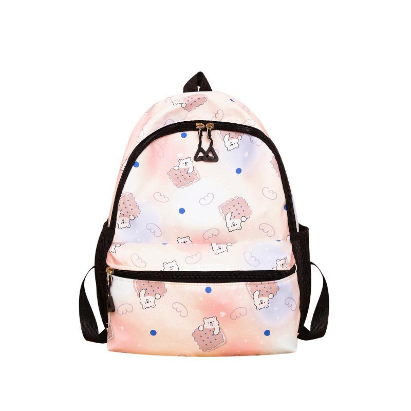 Creative new starry sky schoolbag cross-border cute bear print children's backpack lightweight cartoon primary school backpack