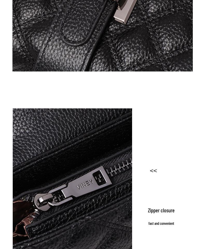 2026 Summer Genuine Leather Women's Crossbody & Shoulder Bag - Hot Selling Diamond Lattice Small Square Handbag