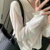 Korean Temperament Lapel Sweater Autumn Women Solid Color Long Sleeve Loose Versatile Knitted Top