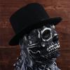 3D Skeleton Scary Mask With Brain Flower Scary Latex Mask Halloween Skeleton Prop  Halloween