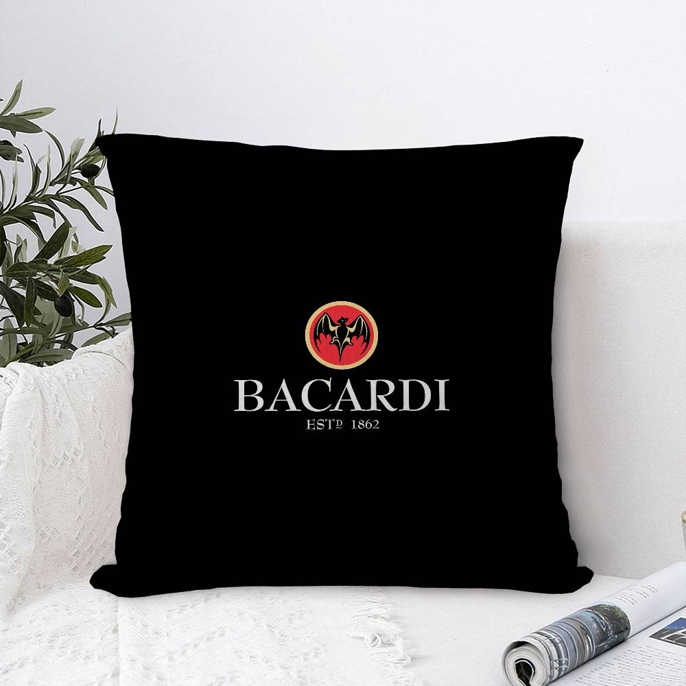 Bacardis Beer Cushion Cover Car Throw Pillow Case For Sofa Car Christmas Gift 40X40Cm 45X45Cm