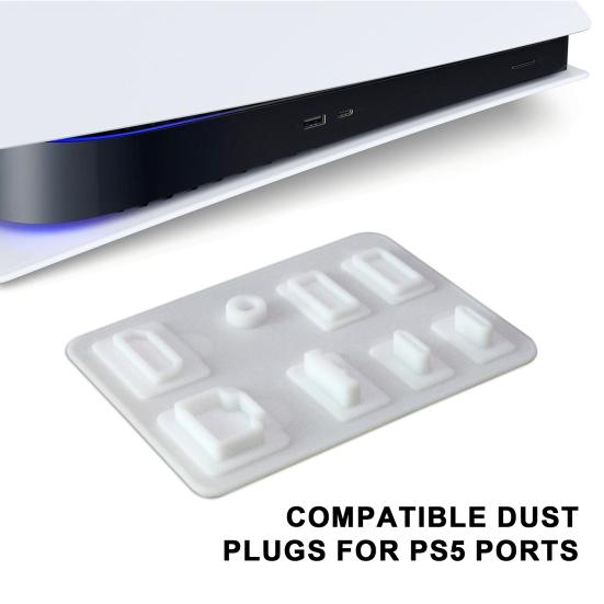 8Pcs/Set Console Dust HDMI-Compatible Protector Precise Cover USB Hole Positioning Long-term Use Dustproof