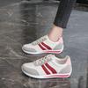 Plus-Size Casual Lace-Up Sneakers - Soft Sole, Versatile Spring & Summer Running Shoes