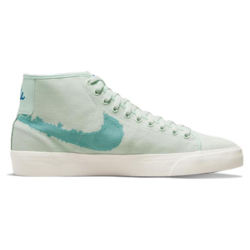 Nike Blazer SB Court Mid Premium Barely Green Sneakers Skateboard Shoes DM8553-300