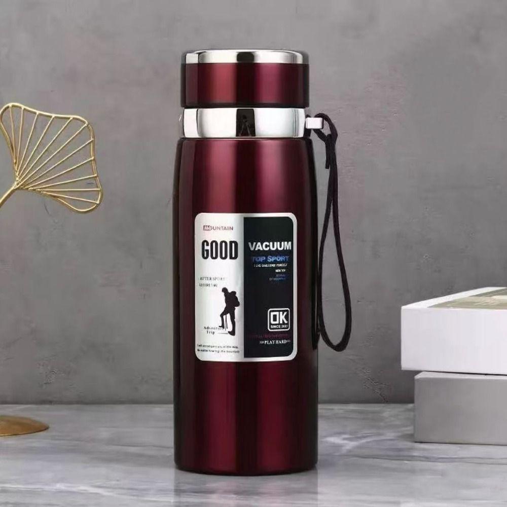 Thermos Sportivo Acciaio Inossidabile Tazza da Caffè Termica Borraccia Uso Quotidiano 800/1000ml