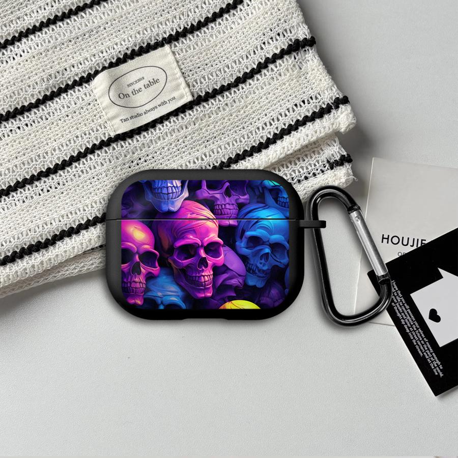 Case For Airpods Pro3 3 Pro Pro2 1 4 2 Earphone Cases Cover Richly Colored Skeletons