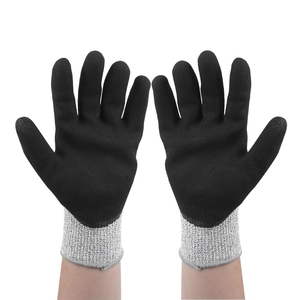 1 Pair Cut Resistant HPPE Gloves Wear Resistant Working Gloves Metal Manufacturing Supplies
