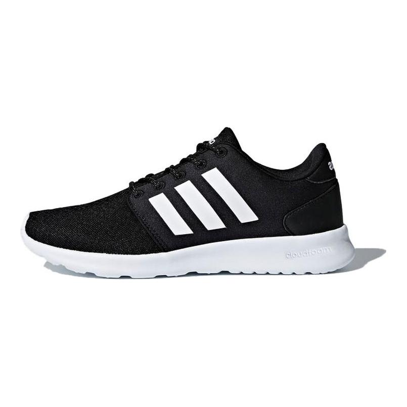 Adidas Cloudfoam Qt Racer 'Core Black White' Women's DB0275