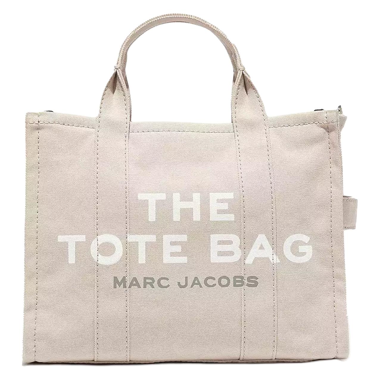 Marc Jacobs Logo Cotton Tote Shopping Bag Medium Women tote bags Beige M0016161260BEIGE Basic Set Bag 28880₽