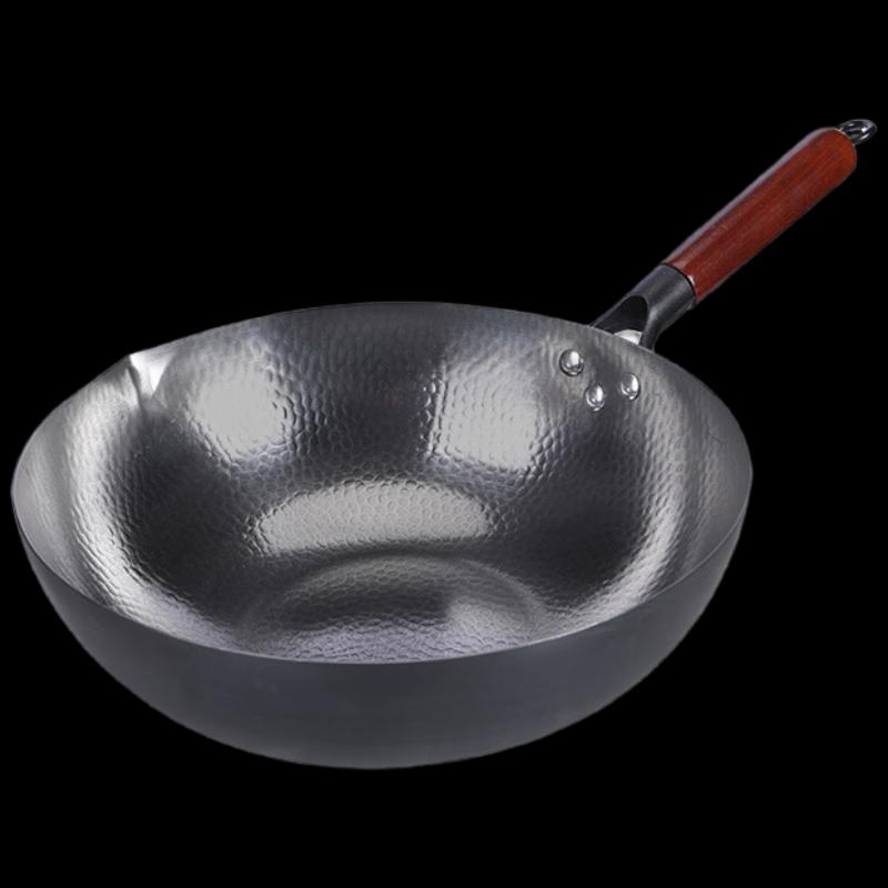

WOKTO 34cm Forged Iron Wok