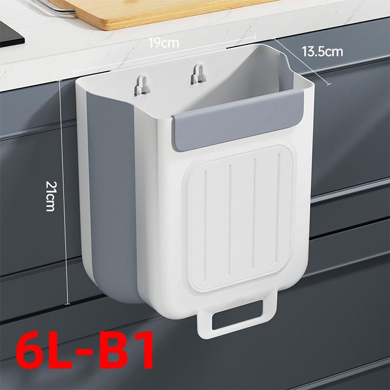 

Складной настенный мусорный бак для кухни, бытовой кухонный шкаф, подвесной мусорный бак, многофункциональный кухонный мусорный бак для уборки