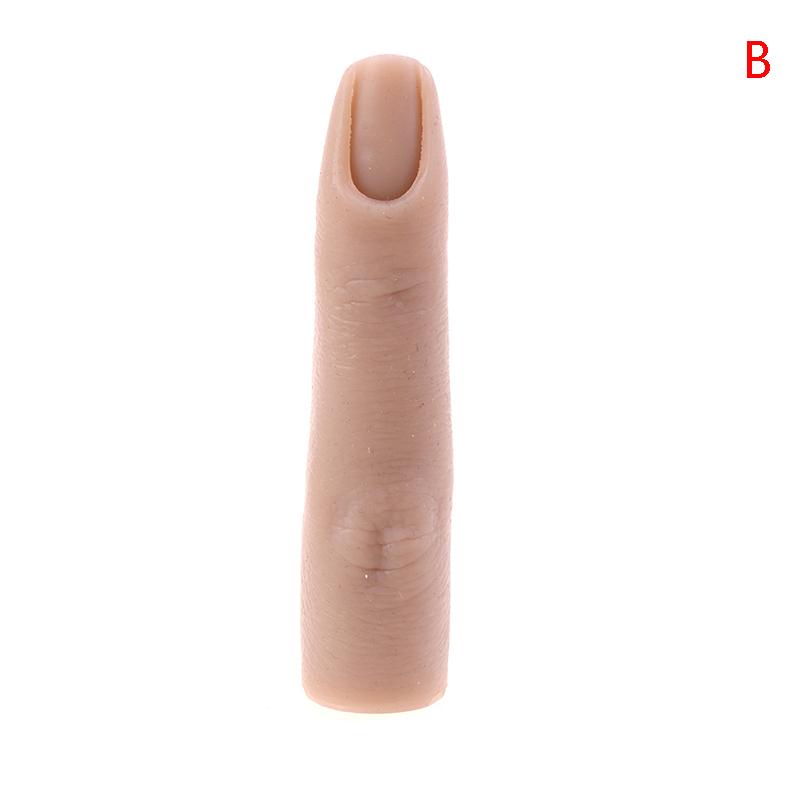 

1 шт. Силиконовый тренировочный палец для ногтей, инструмент-модель с суставами, гибкий силиконовый искусственный палец для DIY, аксессуары для тренировок кофейный