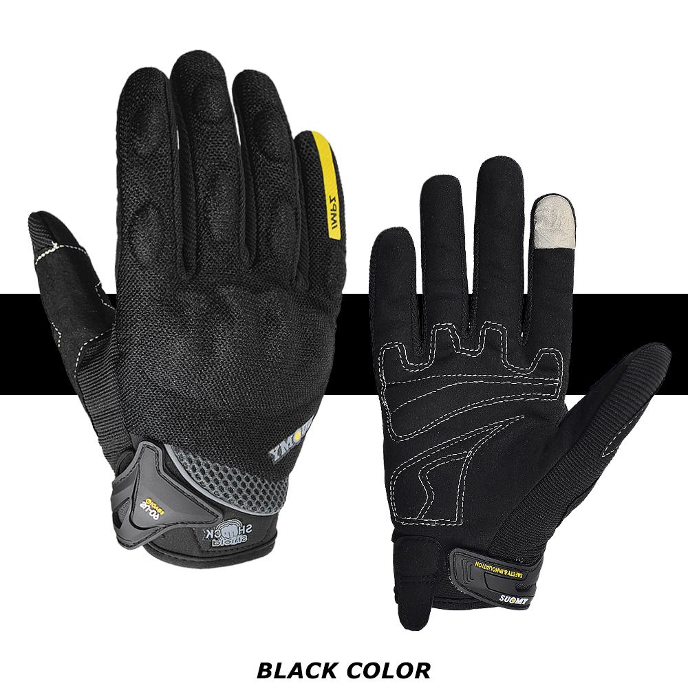 

Summer Motorcycle Riding Gloves Man Breathable Motocross Gloves Hard Shell Protective MTB MX Motorbike Gloves Women Touchscreen S чёрный