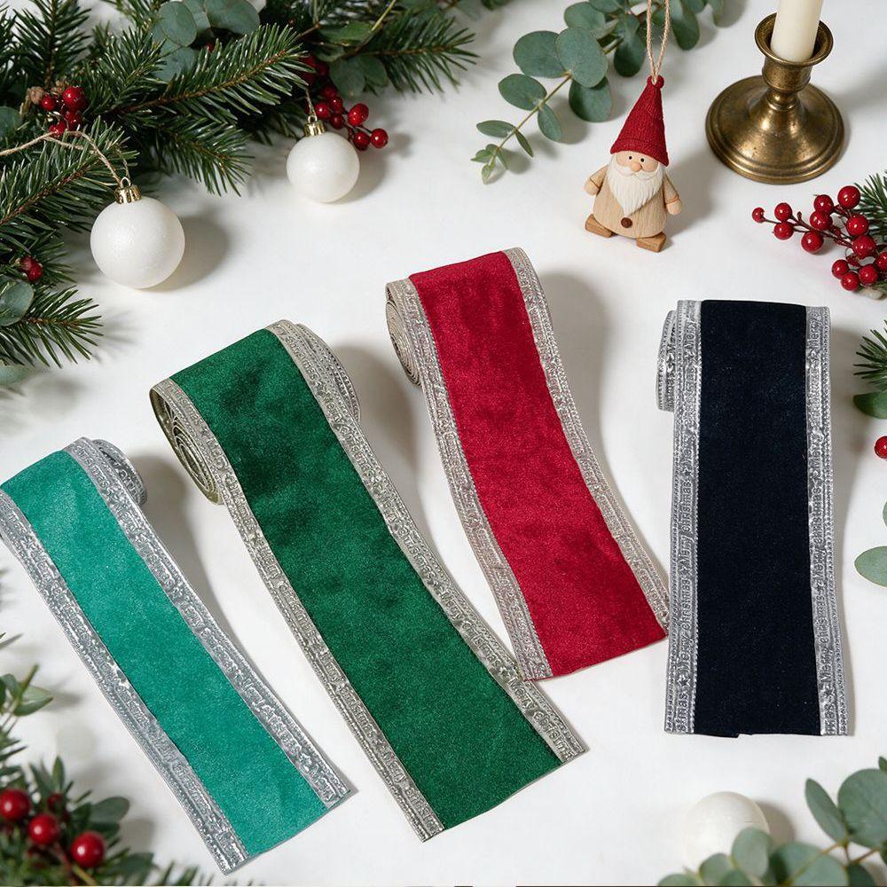 10cm Weihnachts-Schleifenband Bastelband Schleife Dekoband Festliches Geschenkpapier