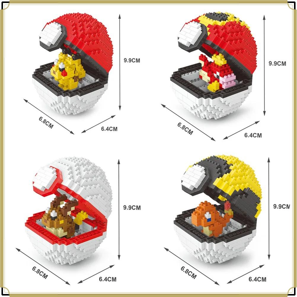 2026 New 75 Styles Building Blocks Pikachu Charizard Blastoise Bulbasaur Gengar Assembly Bricks Figures Toy Kids Gift
