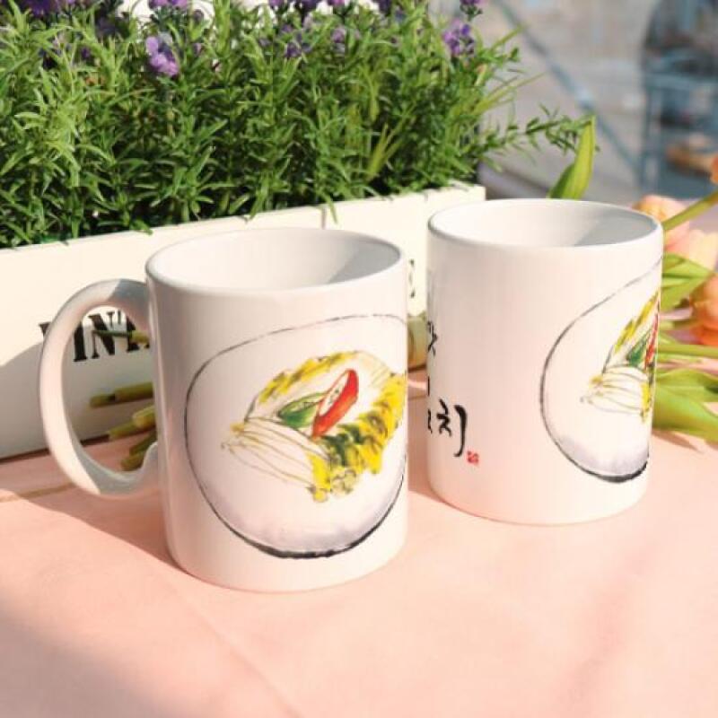 bc305-Design Mug 2p-National Side Dish White Kimchi