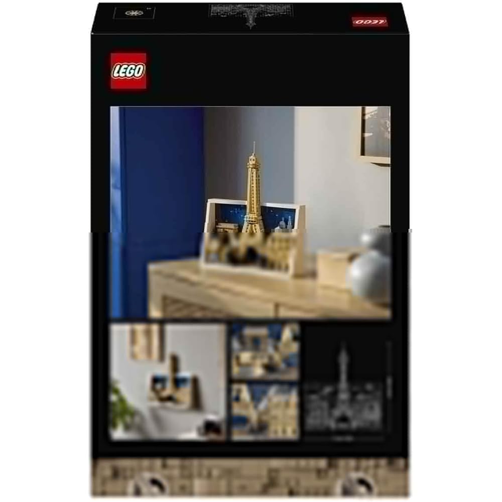 LEGO Architecture Paris Toy Building Blocks 21064 for Home Decor Gift for Men Women