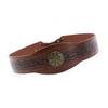 Medieval PU Leather Headband Vintage Embossed Hairband Head Accessory for Cosplay Party and Fashion Enthusiasts