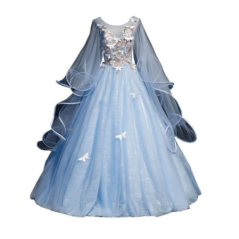 Colorful Yarn Stage Performance Dress - Puffy Skirt, Art Exam, Evening Wear, Photo Studio, Wedding, Slimming Fit