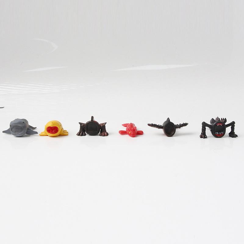 24 Sztuki Sea Eater Bloop Gran Maja Figurka Mini 2,5-5 cm Model Gry Eksploracja Głębin Morskich Figurki Potworów z Głębin Morskich PVC Prezent Urodzinowy