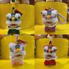 Chinese New Year Lion Plush Keychain With Super Soft Short Hair For Kids And Adults