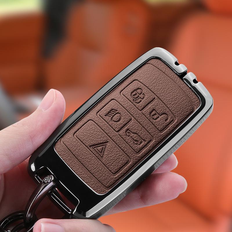 Husă Cheie Auto Jaguar XFL, Protecție Metalică Premium pentru 2023 XEL, F-Pace, XJL, F-Type.