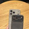Luxury Original Frosted Denim Leather Phone Case For iPhone 17 16 15 14 13 Pro Max 17ProMax Nonslip Shockproof Full Bumper Cover