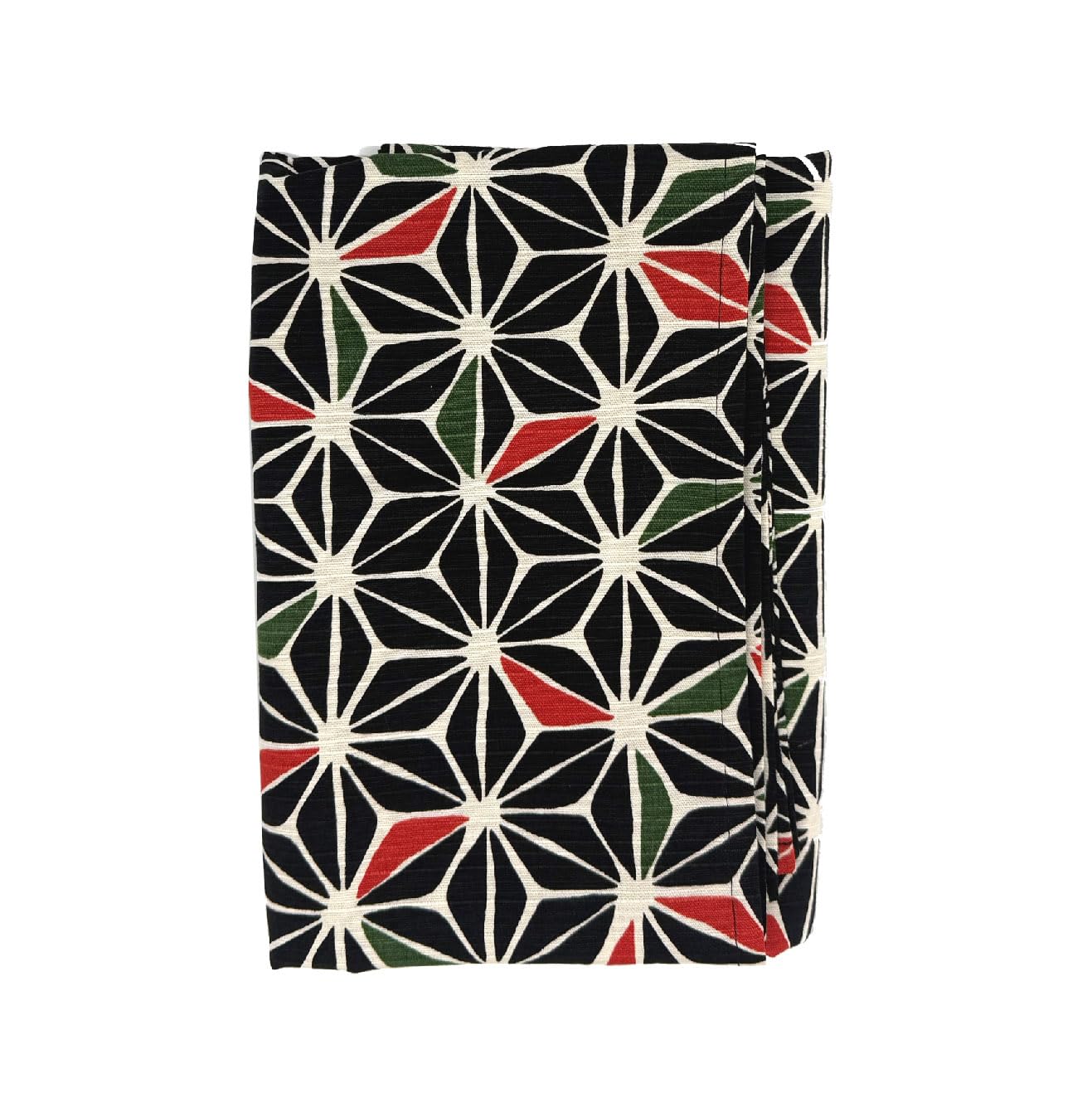 Конопляный лист Фуросики Хлопок 3 Сделано в Японский узор Мэтью (Упаковочная ткань), Плотный, 100 см, Шантунг, Ширина, 100% Хлопок, Япония, Большой, (черный) чёрный