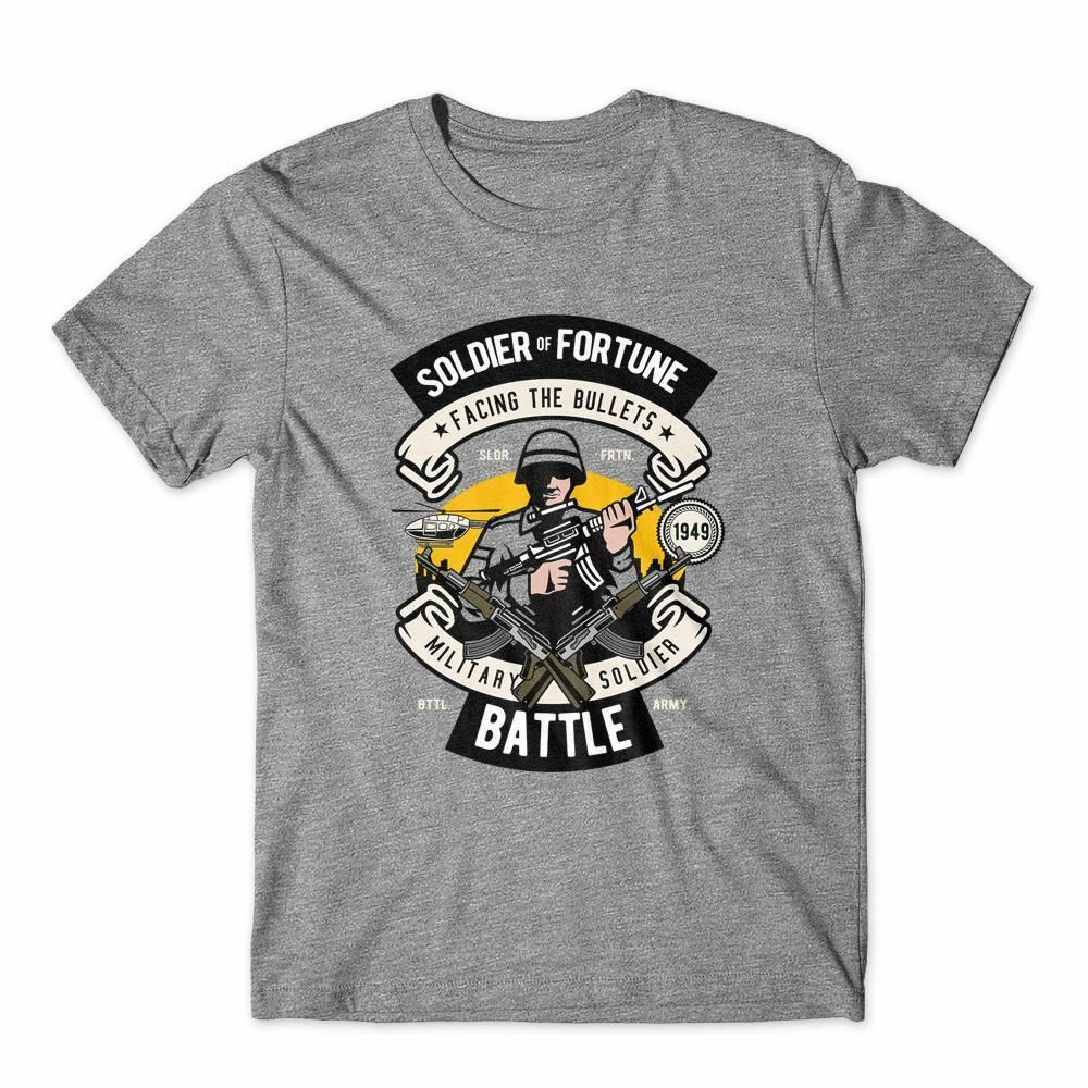 

Soldier of Fortune Battle T-Shirt 100% Cotton Premium Tee NEW 4XL