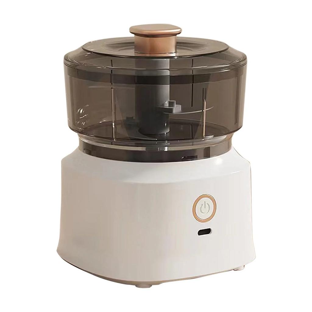 350 ml elektrischer Knoblauchzerkleinerer – Mini-Küchenmaschine mit USB-Aufladung für Zwiebeln, Fleisch und Gewürze – Kabelloser Gemüsestampfer