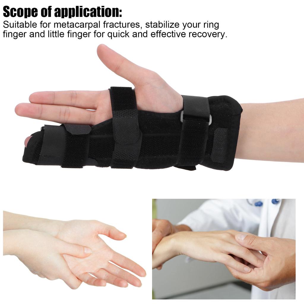 Adjustable Finger Brace Splint Comfortable Hand Support Breathable Stabilizer For Broken Fingers Relief Hand Brace