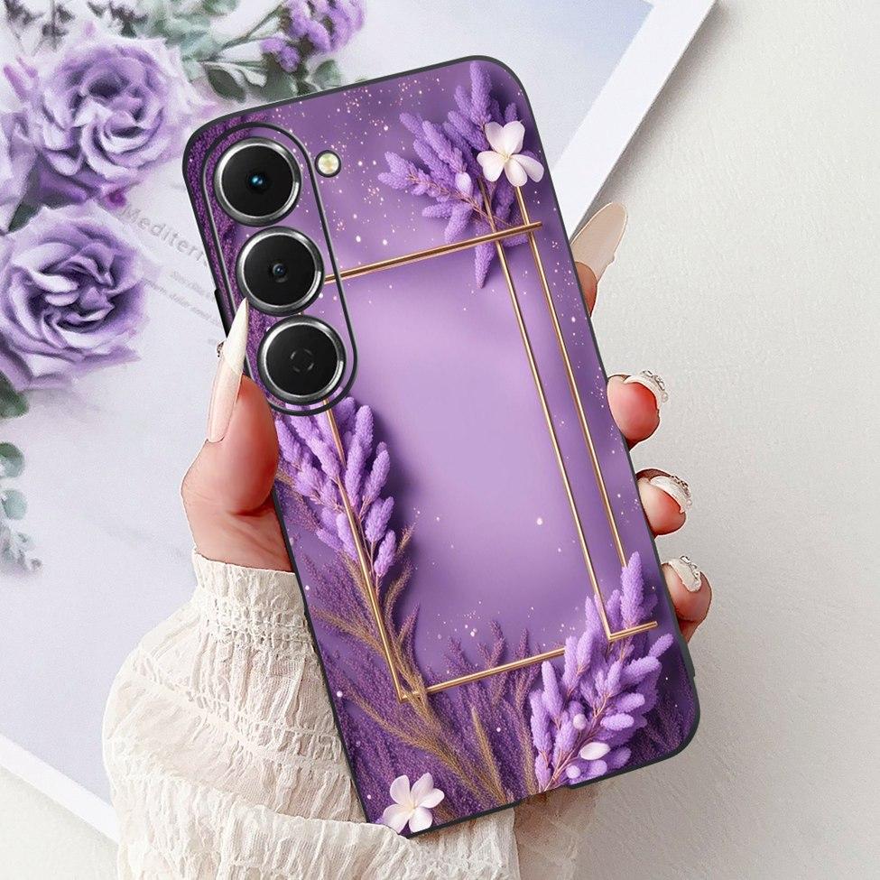 Casing For Tecno Spark 40Pro KM6 Cover For Techno Spark 40 Pro Case Silicone Luxury Butterfly Love Fashion Flowers Cool Painted