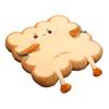 Bread Toast Cushion Cute Stuffed Chair Pad Seat Cushion with Anti-Slip Bottom for Office Chairs Kitchen Chairs Bedroom Floor Sitting