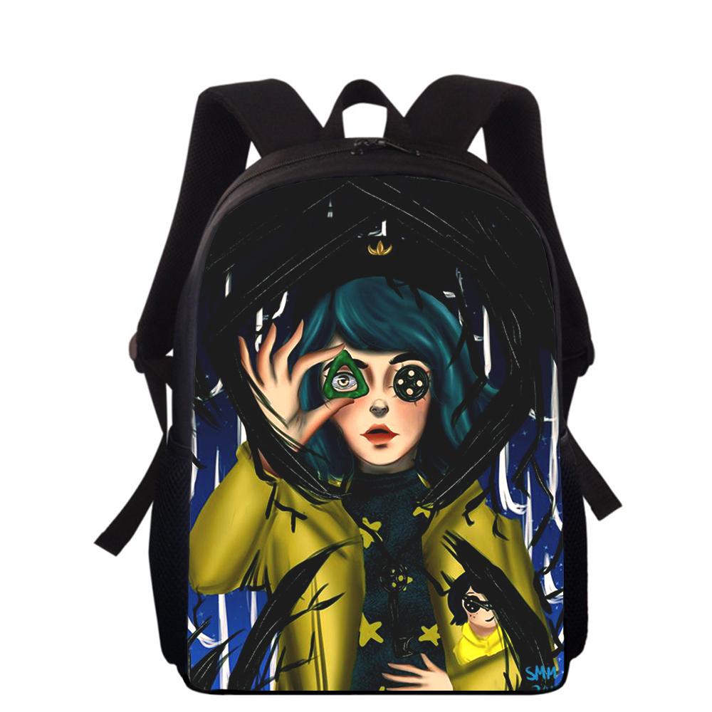 Coraline The Secret Door 3D Print Kids Backpack Primary School Bags for Boys Girls Back Pack Students School Book Bags