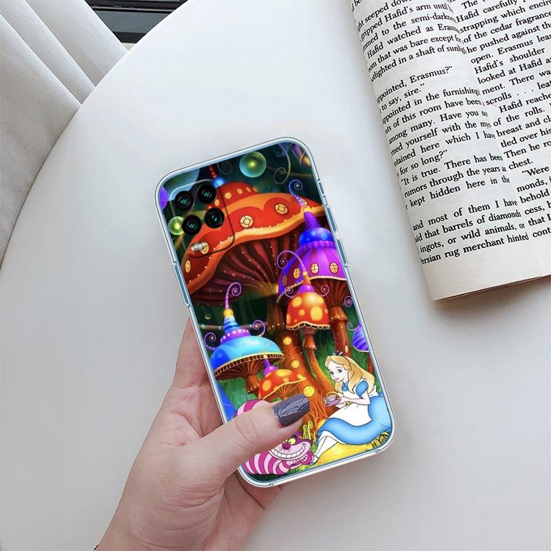 Alice in Wonderland Cat Princess Phone Case for Motorola Moto Edge 20 30 40 50 S30 Fusion Ultra Pro Neo Lite + G200 G23