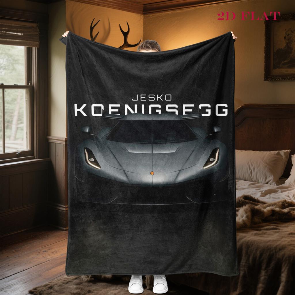 Koenigsegg Jesko: Elegance blanket sofa blanket Home Decor bedroom Machine washable Digital printing