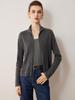 Women's Slim-fit Elegant Merino Wool Zip Cardigan - Autumn/Winter 2026 Collection