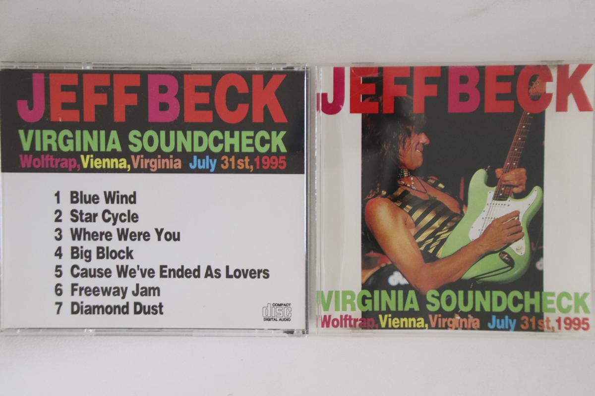 

CD JEFF BECK - Virginia Soundcheck JBVA950731 NONE Unknown Rock Used