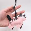 1PC/2PCS Ornament Mobile Phone Pendants Keychains Gifts For Cat Lovers Cartoon Shape Clothing Accessories Multicolor