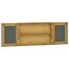 Vidaxl Szafka Z Lustrem, 60X10X40 Cm, Lite Drewno Tekowe