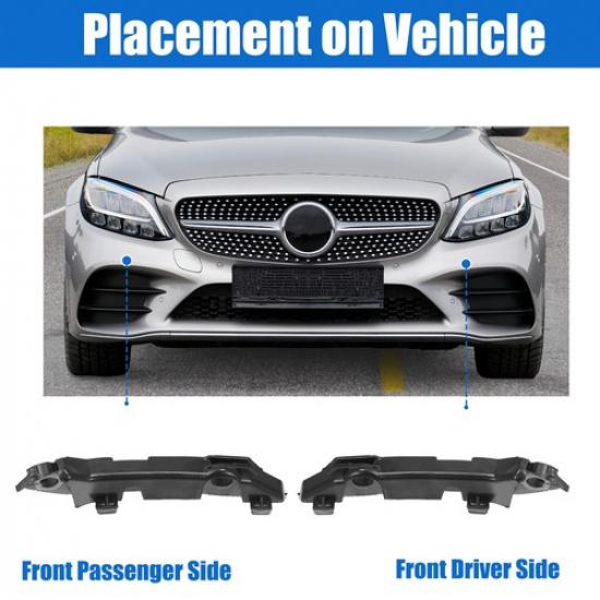 2pcs Front Bumper Support Retainer for Mercedes-Benz C43 C300 C63 C450 2015-