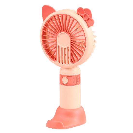 Convenient Desk Operated Long Fan 250mAh Battery Standby Time Keep Cool