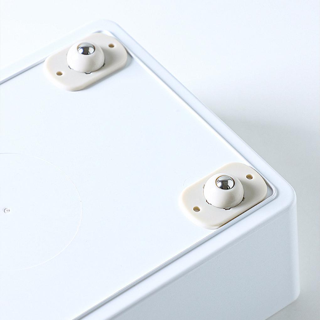 4X Universalrolle Schwenkrolle Schrankrad Einfach zu installieren Mehrzweck Platzsparend Haushaltszubehör Schrank