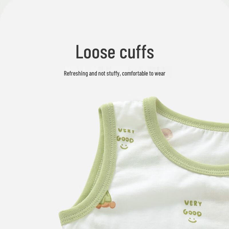 Youqi Baby Summer Modal Sleeveless Two-Piece Set