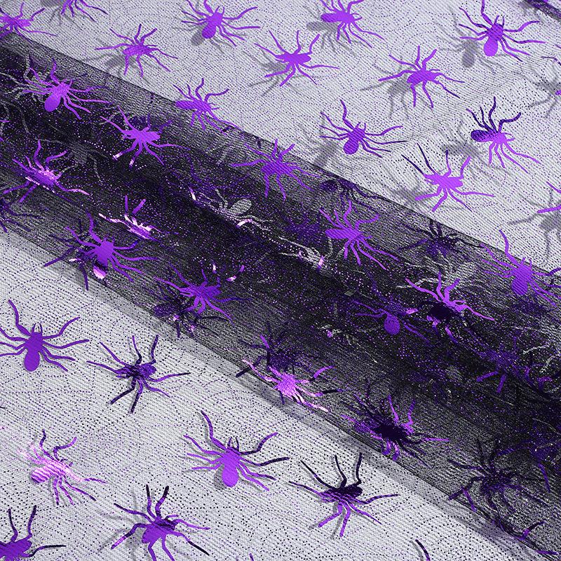 Red Spiderweb Halloween Mesh Fabric: Toy Hat & Cape Decoration