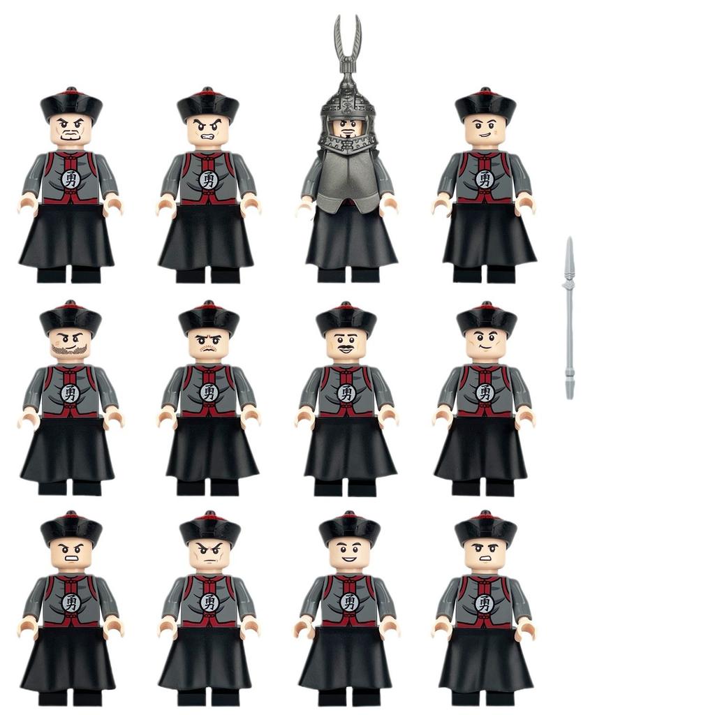 M1629 1631 1633 Qing Dynasty Soldiers Yongzi Army Hunan Army Building Block Minifigures Military Toys