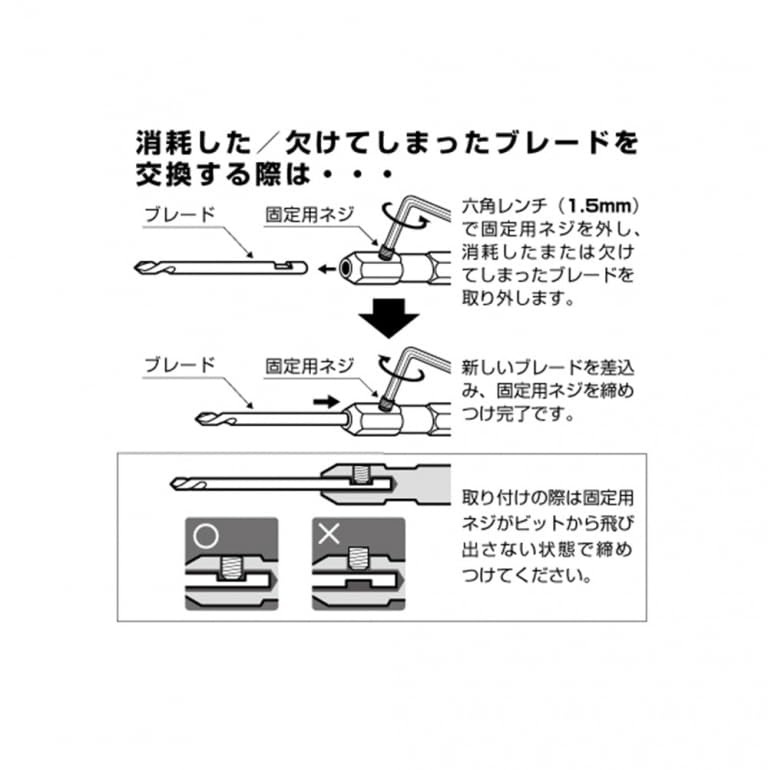 Anex Precision Screw Remover for Stripped Screws [MisakaZoo 2-Pack MO-Pack] 3610-N +0 (M1-2.6)