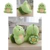 Charming Green Plush Turtle Pendant Keychain Stuffed Toy For Kids And Adults