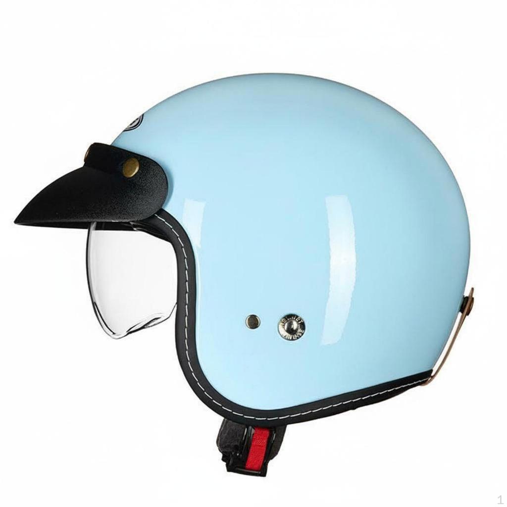 Retro Half Helmet 3C Certified Breathable Riding Headgear for Men, Women, City Commuting M